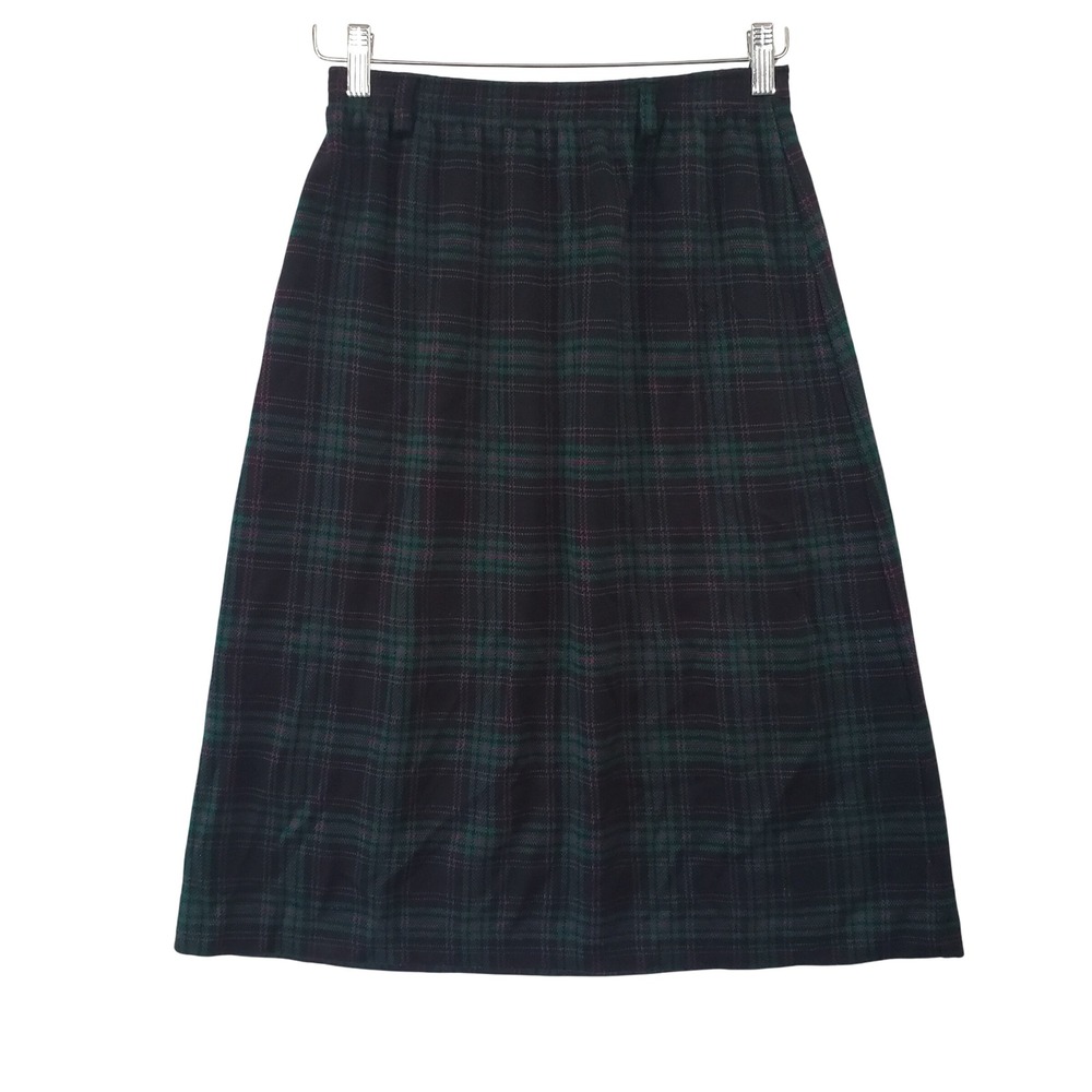 Cape Cod Plaid‎ A Line Skirt Women Size 10 Vintage Classic Dark Academia Preppy